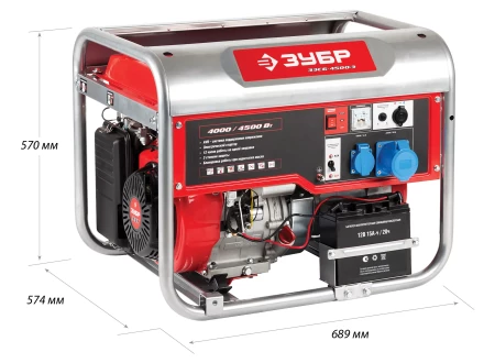 Генератор бензиновый ЗЭСБ-4500-Э серия МАСТЕР купить в Челябинске