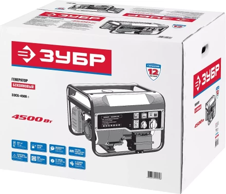 Генератор бензиновый ЗЭСБ-4500-Э серия МАСТЕР купить в Челябинске