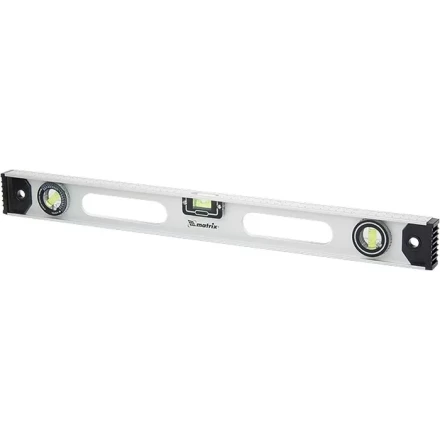 Уровень алюминиевый Рельс 2000 мм 3 глазка 1 поворотный  MATRIX 34041 купить в Челябинске