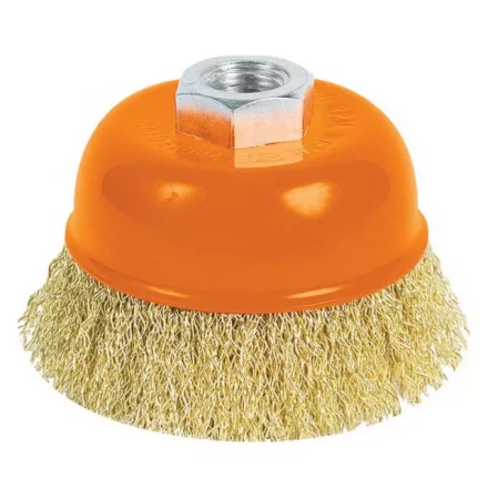 Щетка чашечная для шлифмашин 100мм M14 BS Кратон 1 11 02 005 купить в Челябинске
