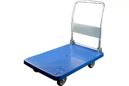 Тележка платформенная пластиковая 260 кг TOR PH260P (900х600) со складной ручкой (резина 125 мм) 1042365 купить в Челябинске