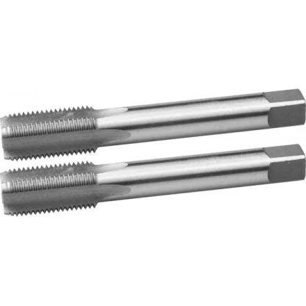 Метчики ЗУБР &quot;ЭКСПЕРТ&quot; машинно-ручные, комплектные для нарезания метрической резьбы в сквозных отверстиях, М16х2,0, 2шт 4-28007-16-2.0-H2 купить в Челябинске