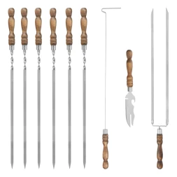 Набор шашлычный 9 предметов в сумке, Camping// Palisad 69754