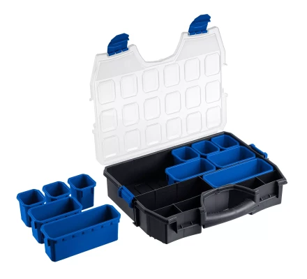 ЗУБР АМУР-11, 462 х 365 х 92 мм, Пластиковый органайзер со съемными лотками (38042-11) купить в Челябинске