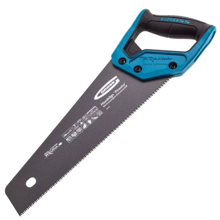 Ножовка по дереву &quot;PIRANHA&quot;, 300 мм, 11 TPI, 3D-зуб, тефлоновое покрытие полотна, двухкомпонентная рукоятка Gross 24125 купить в Челябинске