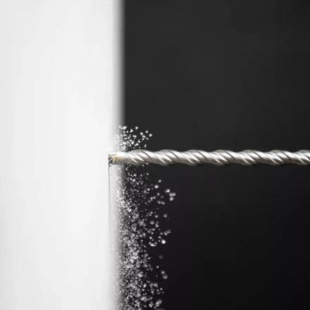 Бур по бетону Denzel, 8 x 260 мм, двойная спираль, три пылеотводящие кромки, 705014 купить в Челябинске