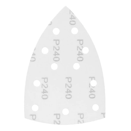 Треугольник абразивный на ворc. подложке под &quot;липучку&quot;, перф., P 240, 150х150х100 мм, 5 шт. Denzel 738667 купить в Челябинске