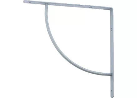 Кронштейн арочный выгнутый 200х200х20 мм серебряный СИБРТЕХ 94058 купить в Челябинске