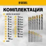 Набор сверл по металлу Denzel 723003, 1-10 мм, Р6М5-TiN, Golden Tip, 19 шт купить в Челябинске