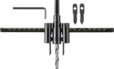 Сверло регулируемое, STAYER Profi 2944-200, двухрезцовое, по дереву, &quot;Балеринка&quot;, d=40-200мм 2944-200 купить в Челябинске