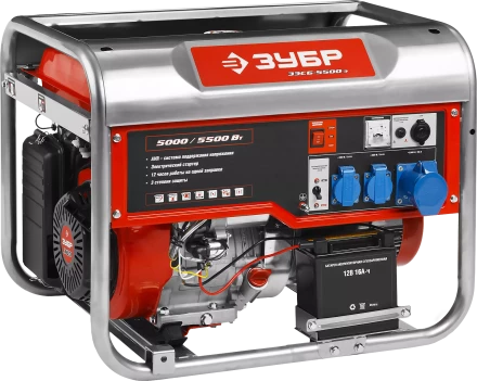 Генератор бензиновый ЗЭСБ-5500-Э серия МАСТЕР купить в Челябинске