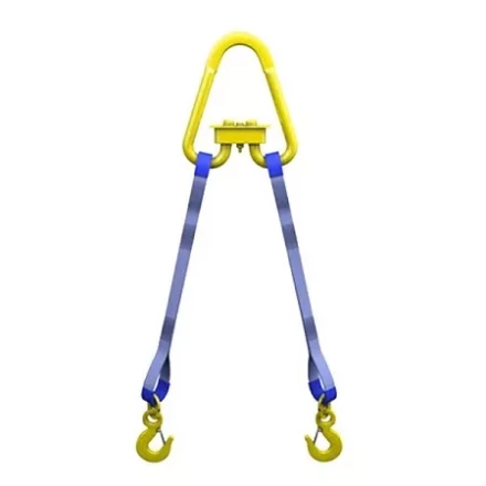 Строп текстильный двухветвевой 2СТ 8 т L=4.5 м SF6 150 мм Звено РТ-3 купить в Челябинске