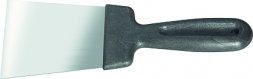 Шпательная лопатка из нержавеющей стали 40 мм пластмассовая ручка СИБРТЕХ/Р 85430