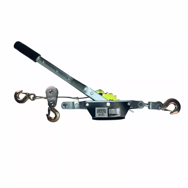 Лебедка рычажная гаражная HITCH CP 4002 4000 кг канат 3 м двойной храповый механизм (SZ073186) купить в Челябинске