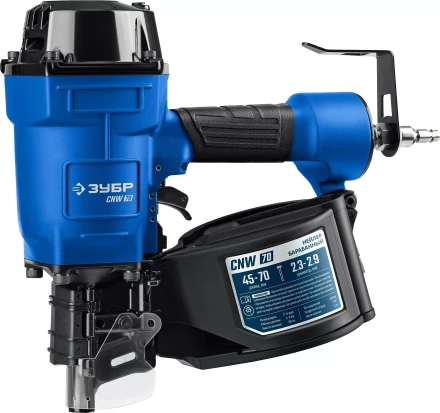 ЗУБР CNW-70, пневматический нейлер для барабанных гвоздей ЗУБР CNW (45-70 мм), Профессионал (31912) купить в Челябинске