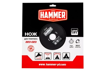 Нож для триммера HAMMER 223-023 купить в Челябинске