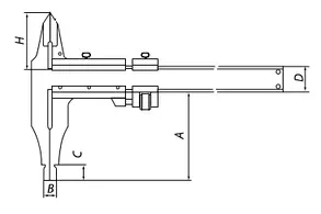 Штангенциркуль ШЦ 2-250 (0.05) класс Премиум губки 60мм купить в Челябинске