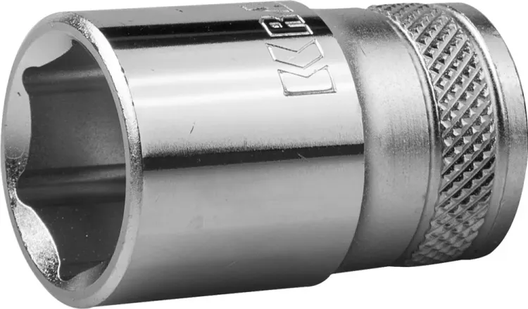 Торцовая головка KRAFTOOL "INDUSTRIE QUALITAT", Cr-V, FLANK, хромосатинированная, 1/2", 16 мм 27805-16_z01 купить в Челябинске