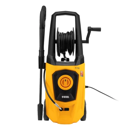 Моечная машина высокого давления Denzel 58229 R-170D, 2000 Вт, 170 бар, 360 л/ч, с барабаном купить в Челябинске