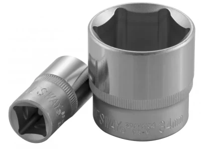 Головка торцевая шестигранная 1/2" М9 S04Н4109  Jonnesway 47206