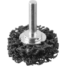 ЗУБР "ПРОФЕССИОНАЛ". Щетка дисковая для дрели, нейлоновая проволока с абразивным покрытием, с открытой агрессивной структурой, 38мм 35162-038_z01