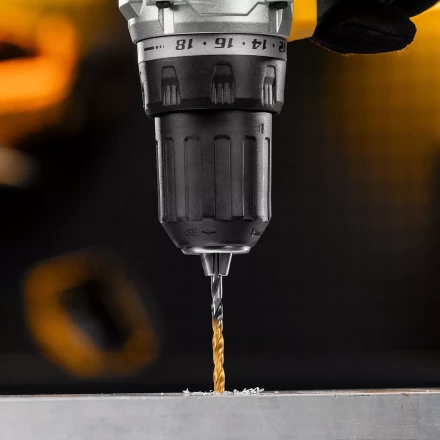 Сверло спиральное по металлу Denzel 4 x 75мм, Р6М5, Golden Tip, многогранная заточка 718272 купить в Челябинске