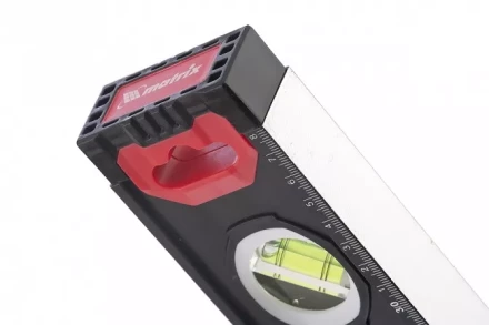 Уровень алюминиевый усиленный 800 мм MATRIX 2 компонентные рукоятки артикул 34362 купить в Челябинске