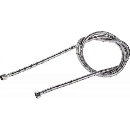 Подводка гибкая ЗУБР для воды, оплетка из нержавеющей стали, г/ш 1/2&quot; - 2м 51005-G/S-200 купить в Челябинске