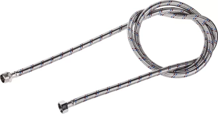 Подводка гибкая ЗУБР для воды, оплетка из нержавеющей стали, г/ш 1/2&quot; - 2м 51005-G/S-200 купить в Челябинске