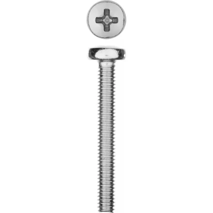 Винт DIN 7985 M4x30мм, 10шт, кл. пр. 4.8, оцинкованный, ЗУБР 303156-04-030 купить в Челябинске