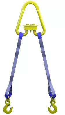 Строп текстильный двухветвевой 2СТ 5 т L=2.5 м SF6 100 мм Звено РТ-3 купить в Челябинске