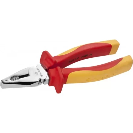 Плоскогубцы ЗУБР &quot;ПРОФЕССИОНАЛ&quot; &quot;ПРОФИЭЛЕКТРИК&quot;, диэлектрические комбинированные, двухкомп рукоятка, до ~1000В, 180мм 22145-1-18 купить в Челябинске