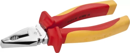 Плоскогубцы ЗУБР &quot;ПРОФЕССИОНАЛ&quot; &quot;ПРОФИЭЛЕКТРИК&quot;, диэлектрические комбинированные, двухкомп рукоятка, до ~1000В, 180мм 22145-1-18 купить в Челябинске