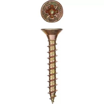 Шурупы ЗУБР &quot;МАСТЕР&quot; по дереву желтопассивированные, 6.0x45мм, 150шт 4-300391-60-045 купить в Челябинске