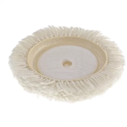 Насадка полировальная &quot;под липучку&quot; 125 мм плетеная шерстяная нить MATRIX 75957 купить в Челябинске