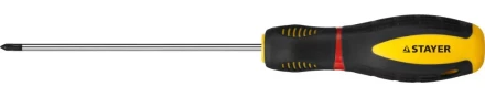 Отвертка STAYER &quot;PROFI&quot; &quot;PROTech&quot;, двухкомп рукоятка, намагниченная, Cr-Mo, PH0x100мм 25132-0-10_z02 купить в Челябинске