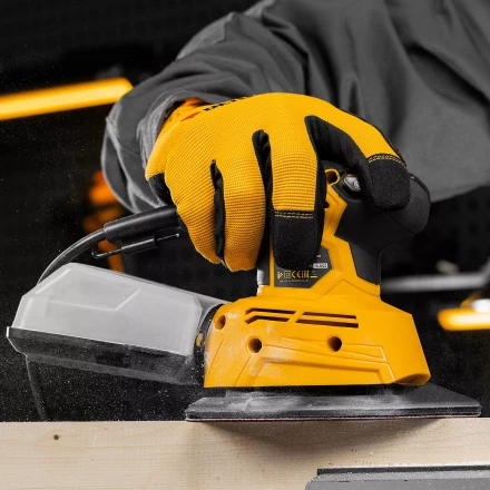 Треугольник абразивный на ворc. подложке под &quot;липучку&quot;, перф., P 600, 150х150х100 мм, 5 шт. Denzel 738697 купить в Челябинске