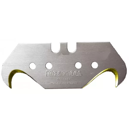 Лезвие KRAFTOOL&quot;PRO&quot; &quot;SOLINGEN&quot;сменное,для универс ножей,нитрид титана,многоур закалка,крюк типS24,18,7х50х0,50мм,5шт 09643-TIN-S5_z01 купить в Челябинске