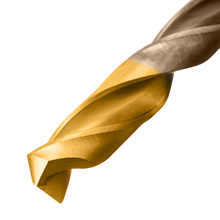 Набор сверл по металлу Denzel, 1-10 мм, Р6М5К8-TiN, Golden Tip, 10 шт 723005 купить в Челябинске