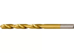 Сверло по металлу 6 мм HSS нитридтитановое покрытие цилиндрический хвостовик MATRIX 717600