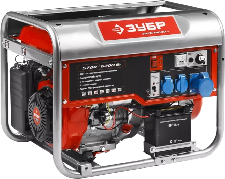 Генератор бензиновый ЗЭСБ-6200-Э серия МАСТЕР купить в Челябинске