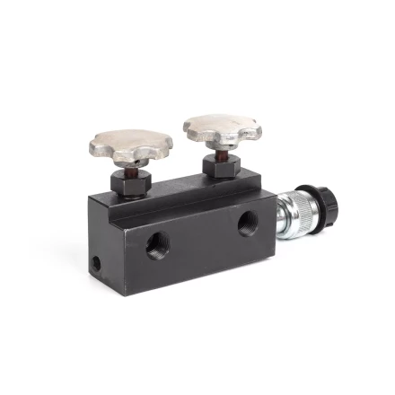 Кран гидравлический распределительный КВТ КГР-2 2-канальный (85076) купить в Челябинске