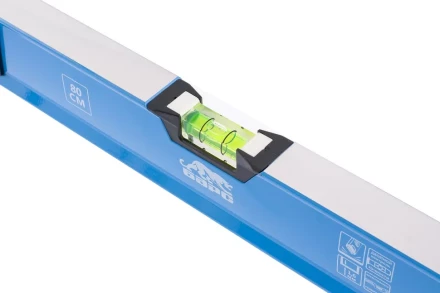 Уровень алюминиевый двуручный 800 мм профиль 1.6 мм фрезерованный ударопрочные заглушки 3 глазка БАРС 34352 купить в Челябинске