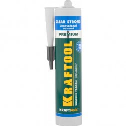 Клей монтажный KRAFTOOL KraftNails Premium KN-601T, суперсильный, прозрачный, 310мл 41342