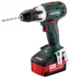 Дрель-винтоверт аккумуляторная Metabo BS 18 LT 18В, 2х4.0Ач, LiIon в кейсе