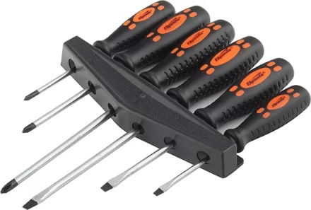 Набор отверток CrV  двухкомпонентные рукоятки 6 шт SPARTA. 13307 купить в Челябинске