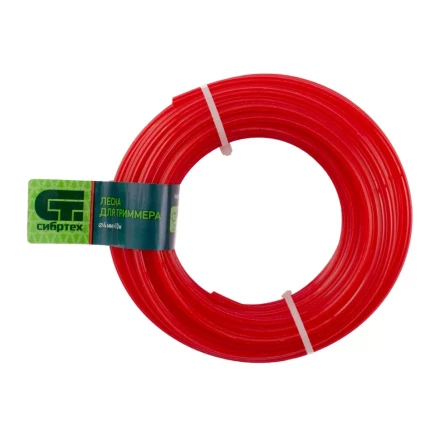 Леска для триммера семь граней, 4.0 мм х 10 м, Россия Сибртех 961845 купить в Челябинске