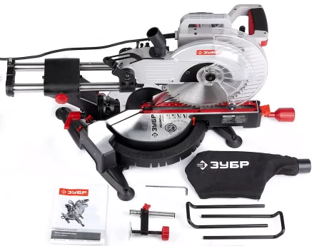 Пила торцовочная ЗУБР &quot;МАСТЕР&quot;, сдвижная голова, 255 мм, 4800 об/мин, 1600 Вт ЗПТ-255-1600-Л-02 купить в Челябинске