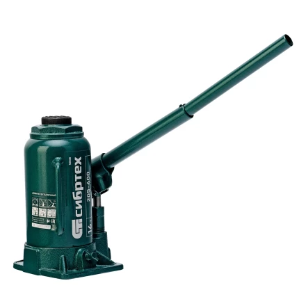 Домкрат гидравлический бутылочный Сибртех 50808, 16 т, 205-400 мм купить в Челябинске