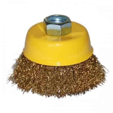 Щетка для УШМ М14/65 мм чашечная сталь прямая Энкор 51530 купить в Челябинске